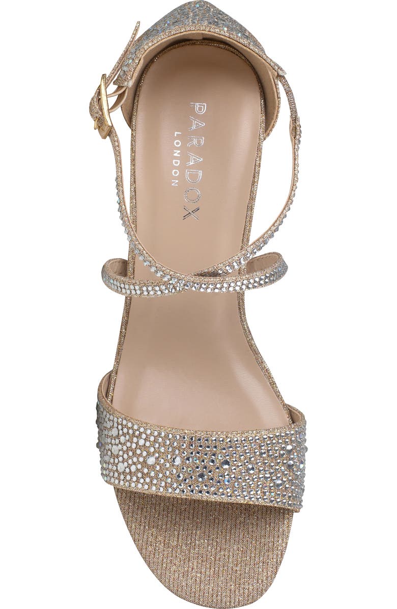 Paradox London Pink Ines Block Heel Sandal, Alternate, color, Champagne