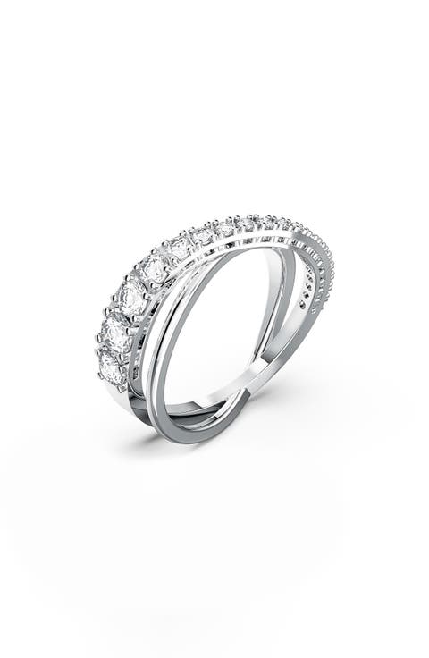 Hyperbola Cubic Zirconia Ring