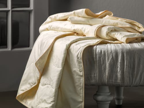 Togas Selena Light Tussah Silk Comforter In Neutral