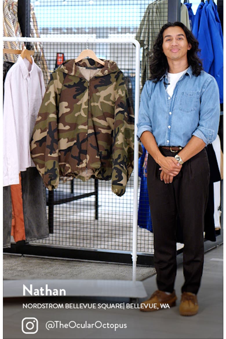 Gender Inclusive Camo Print Hooded Jacket (Men) | Nordstrom