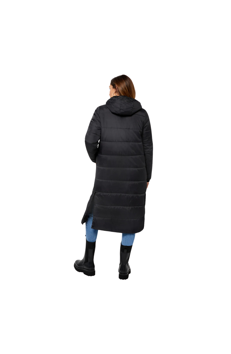 Modern Eternity Maternity Penelope - 3in1 Long Puffer maternity Coat, Alternate, color, Black