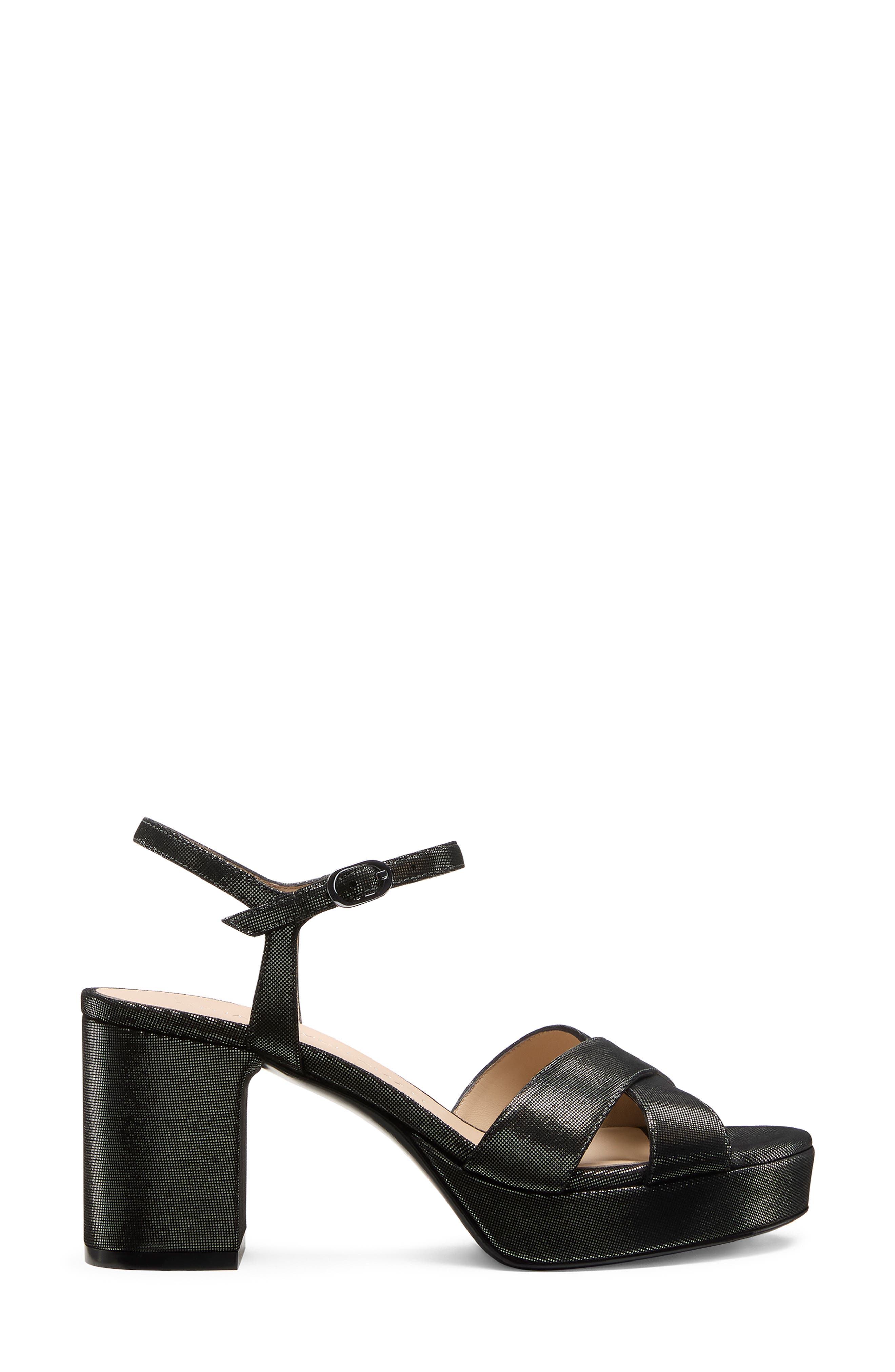 Stuart Weitzman Dayna Platform 80 Sandal, Alternate, color, Gunmetal