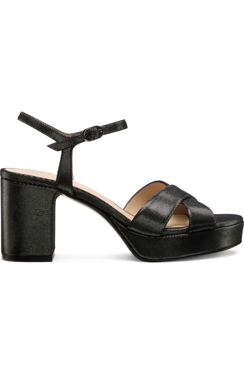 Stuart Weitzman Dayna Platform 80 Sandal, Alternate, color, Gunmetal