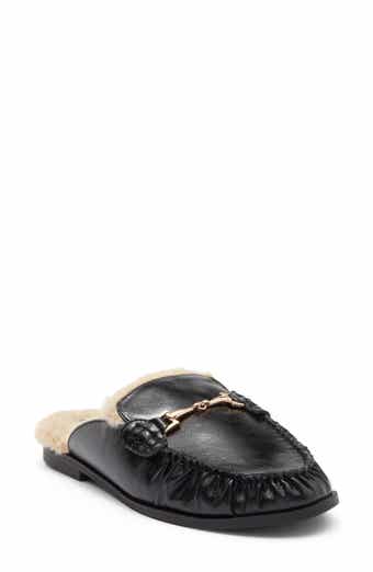 Faith Faux Leather Loafer Mule