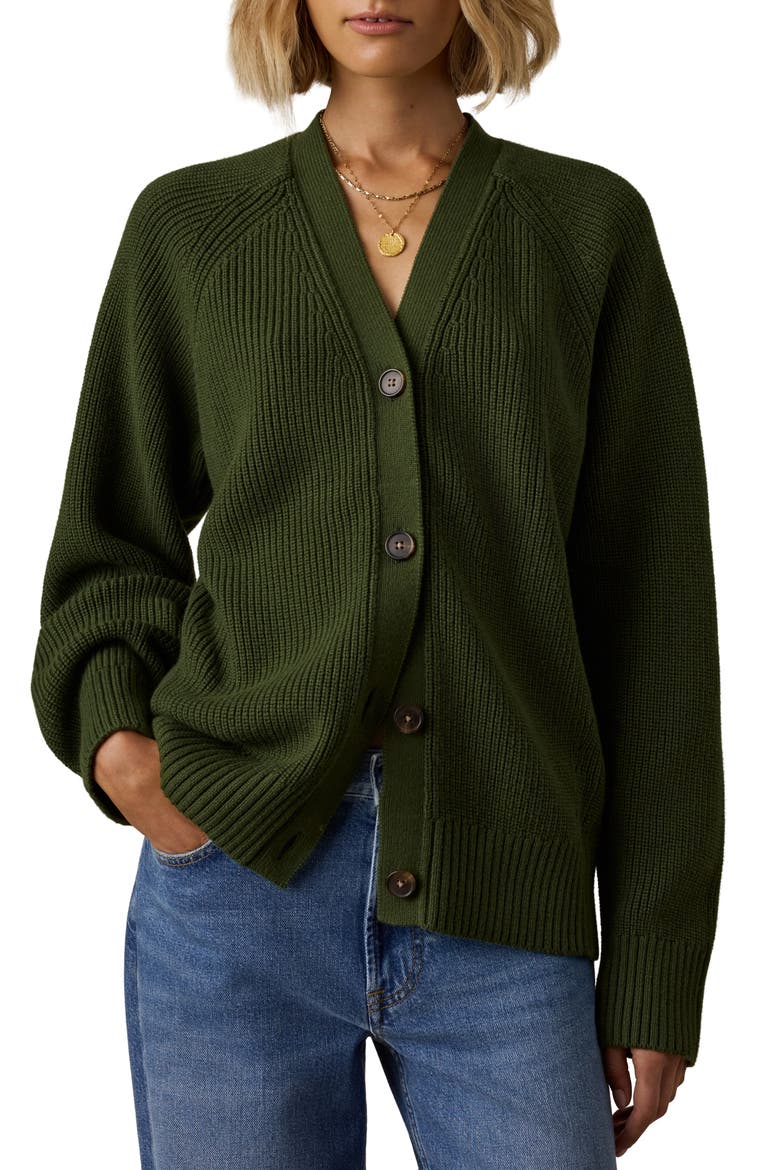 Northshore Cardigan, Main, color, DEEP GREEN