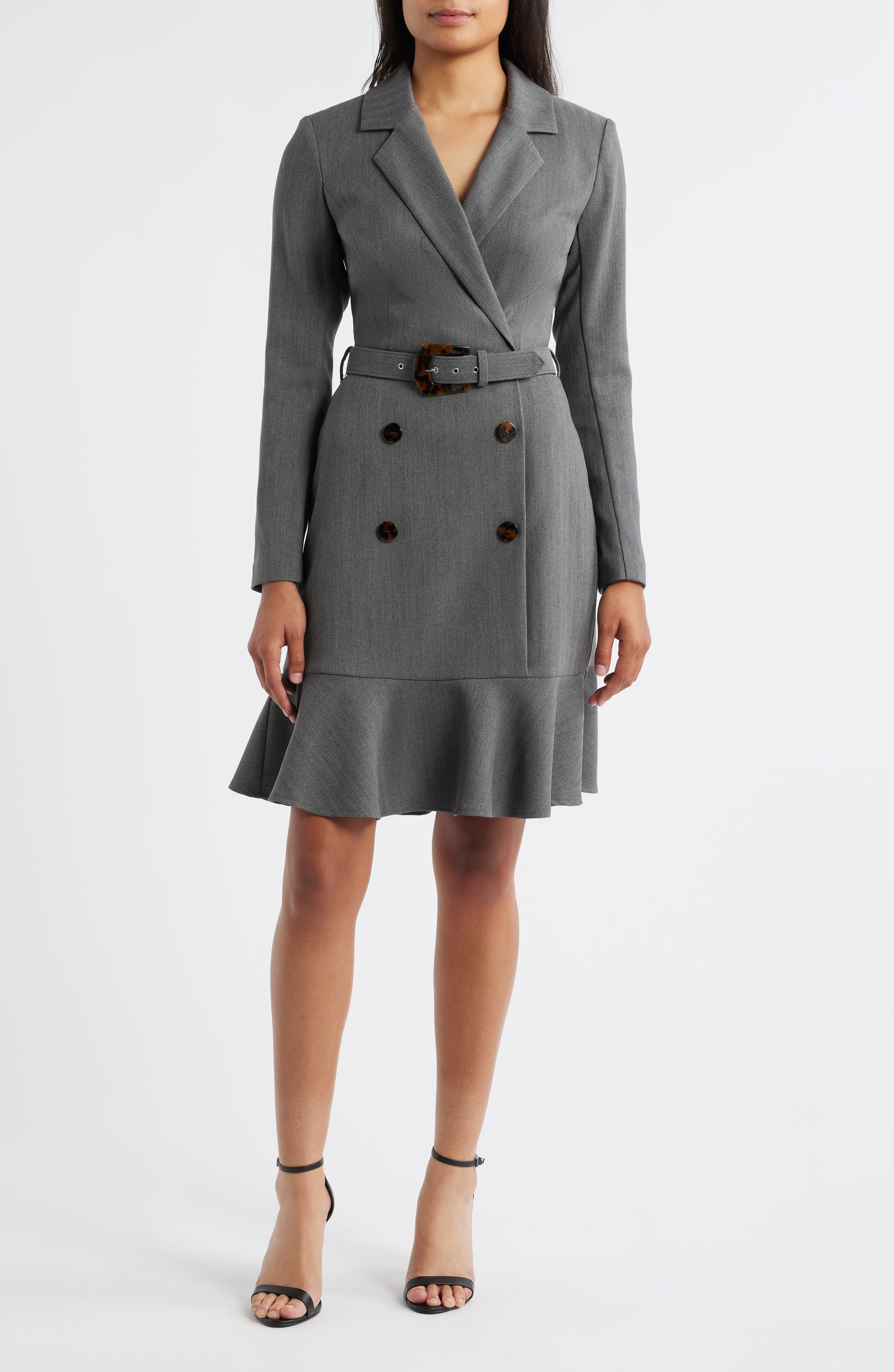 Eliza J Long Sleeve Blazer Dress