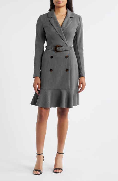 Eliza J Long Sleeve Blazer Dress