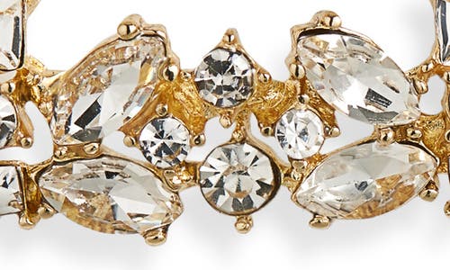 Tasha Open Square Drop Earrings In Gold