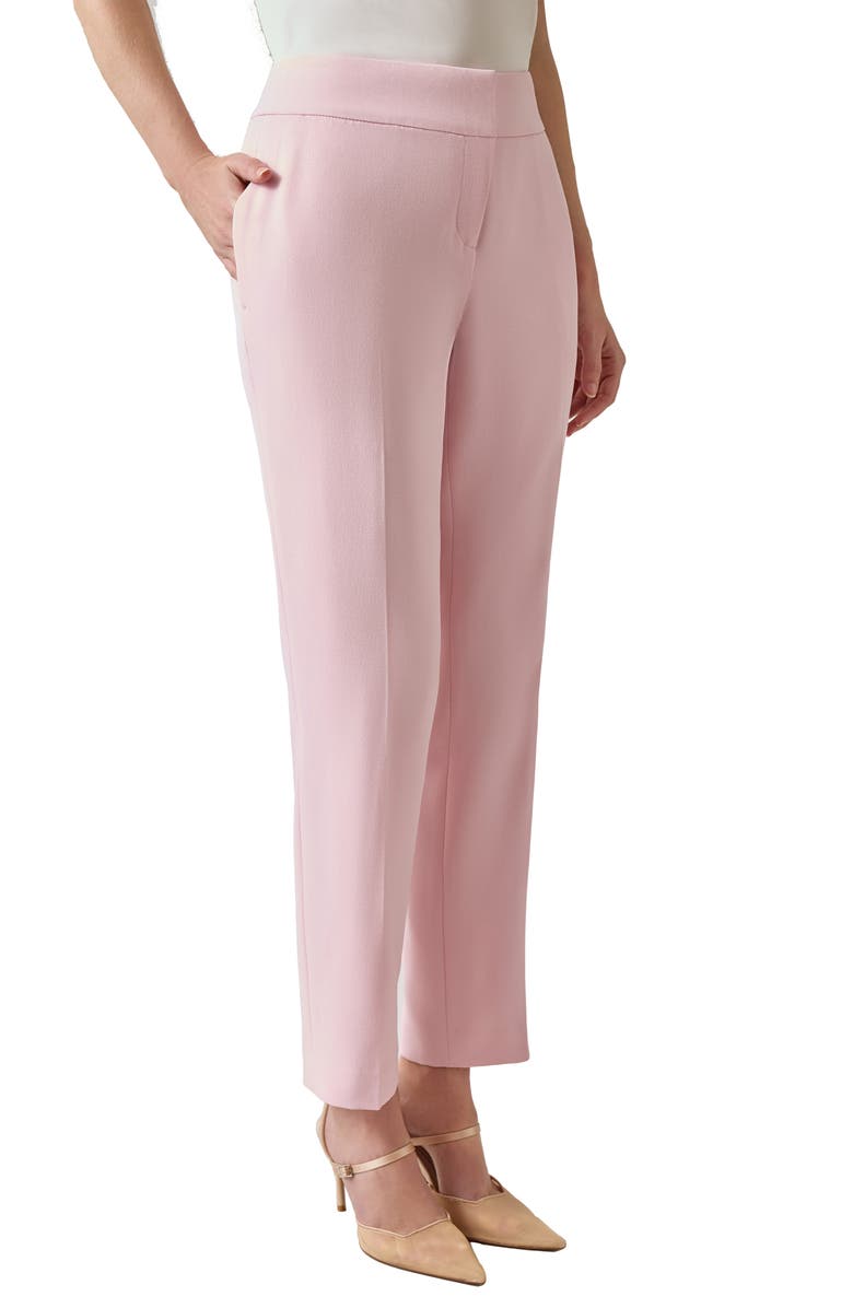 KASPER Flat Front Slim Pants, Alternate, color, 