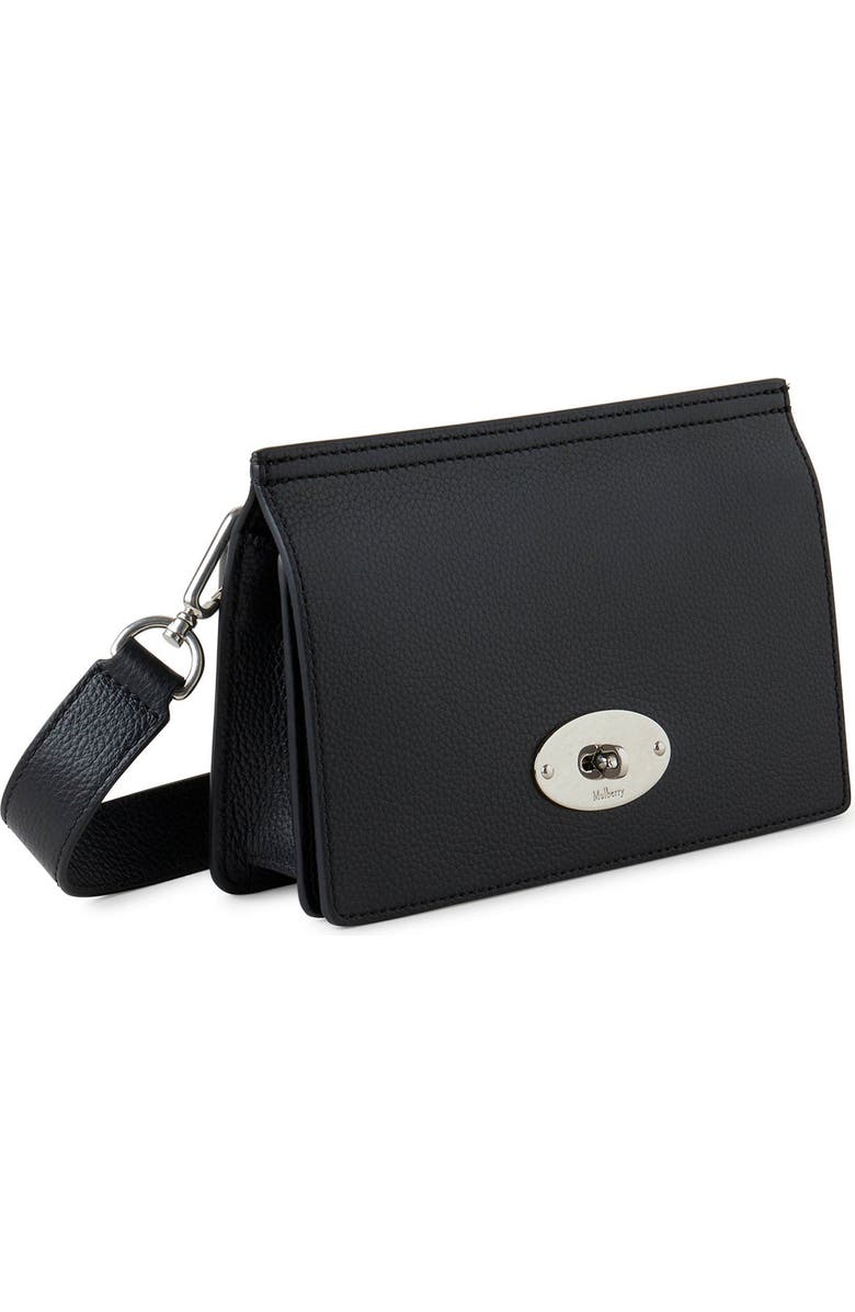 Mulberry East/West Antony Leather Crossbody Bag, Alternate, color, Black