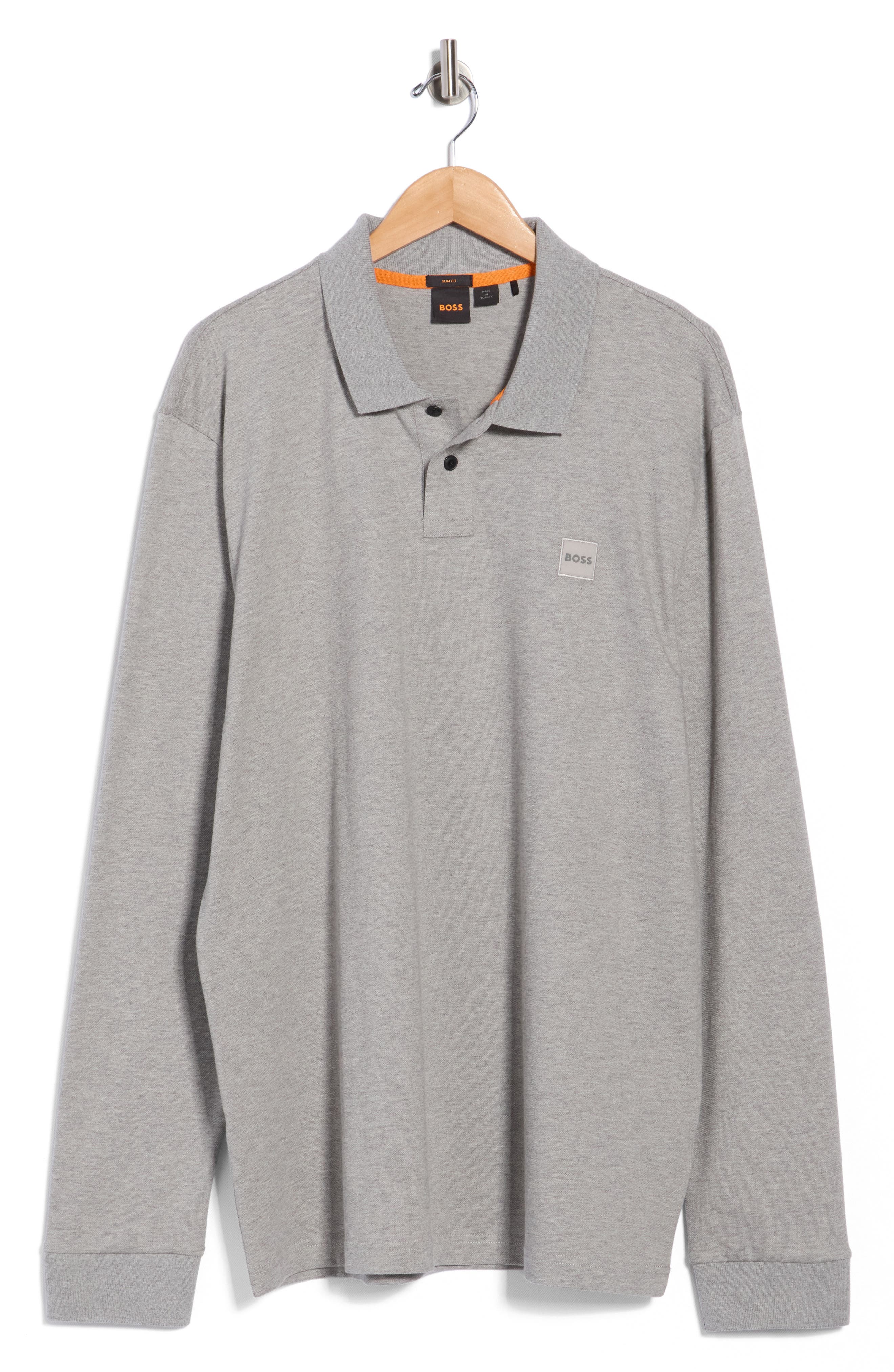 Passerby Stretch Cotton Long Sleeve Polo