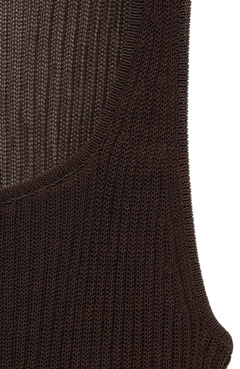 MANGO Chunky Rib Sweater Tank, Alternate, color,