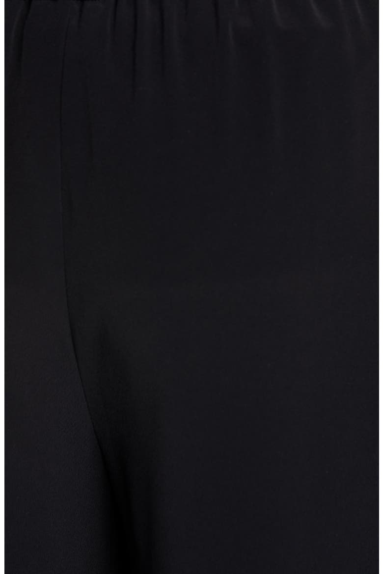 Crepe Palazzo Pants, Alternate, color, BLACK