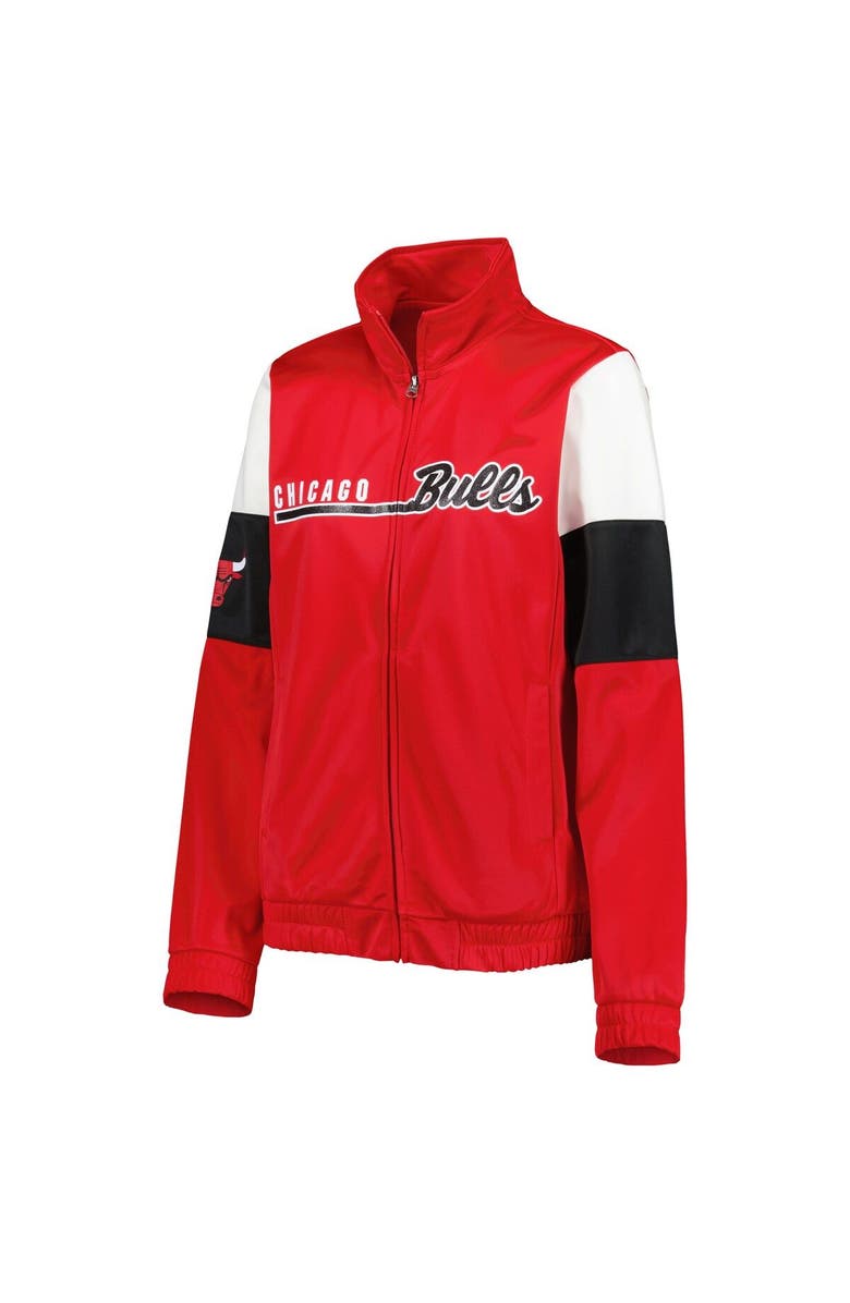 G-III 4HER BY CARL BANKS Women's G-III 4Her by Carl Banks Red Chicago Bulls Change Up Full-Zip Track Jacket, Alternate, color, Red