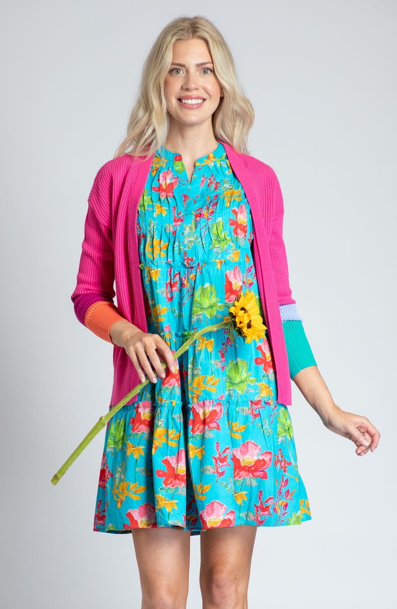 APNY Open Stitch Colorblock Cardigan, Alternate, color, 