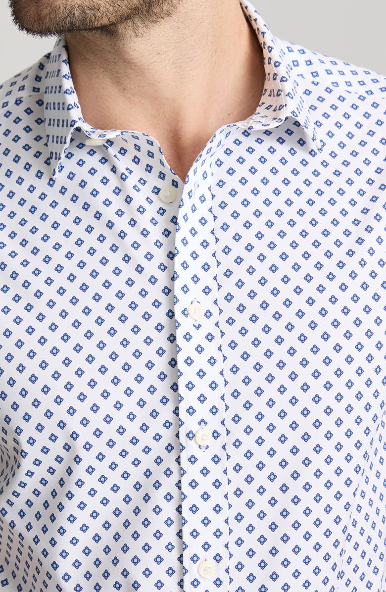 UNTUCKit Tidwell Short Sleeve Performance Button-Up Shirt, Alternate, color,