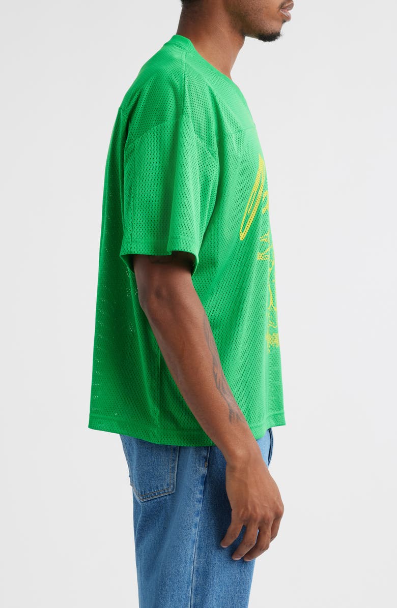 PacSun De Leone Crop Mesh Jersey, Alternate, color, Green