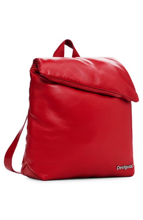 Desigual Mini Sheepskin Leather Backpack