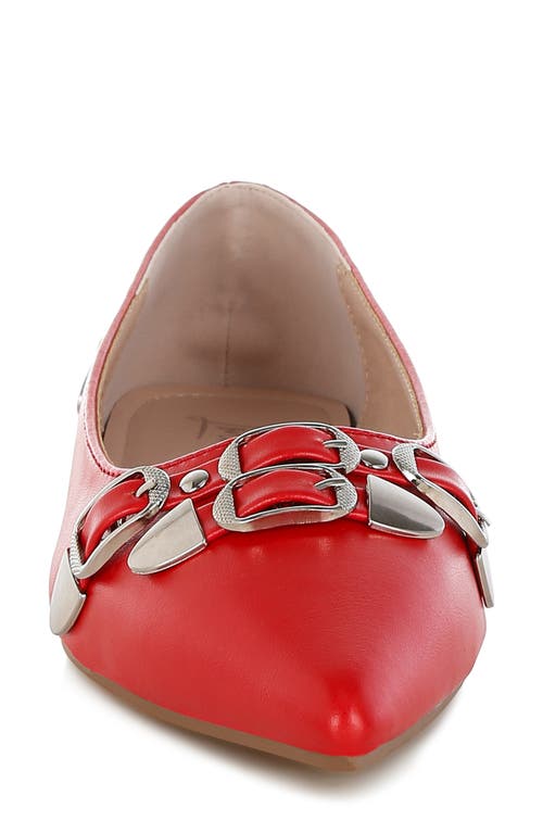 LONDON RAG LONDON RAG GOLINI BUCKLE BALLET FLAT 