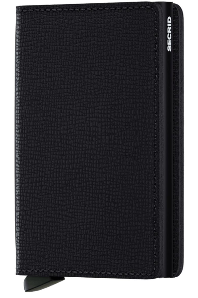 Slimwallet Crisple, Main, color, Black