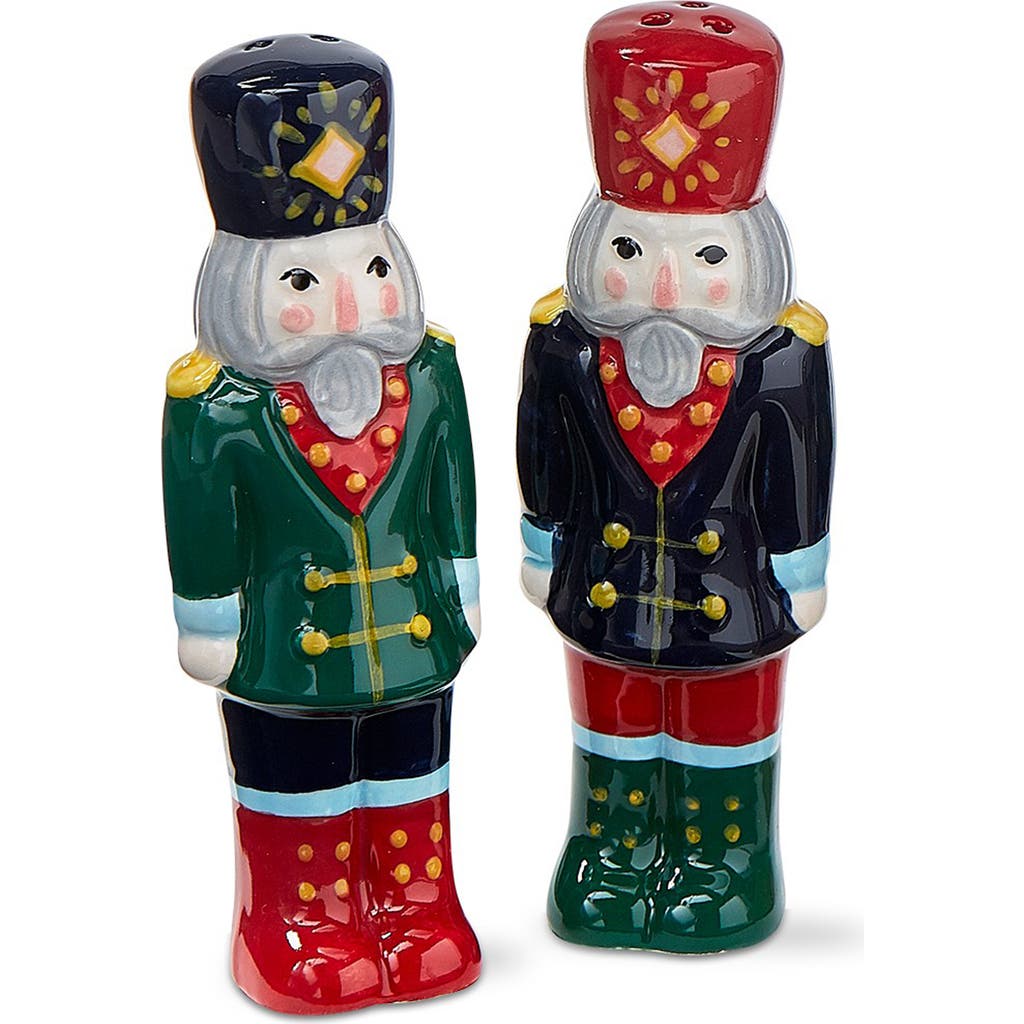 Tag Nutcracker Salt And Pepper Shakers Christmas Decor Set In Multi