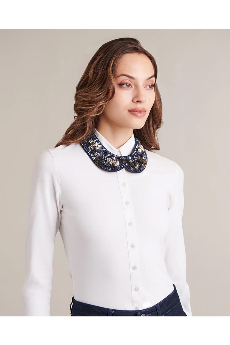 Satin Collar, Alternate, color, Blue