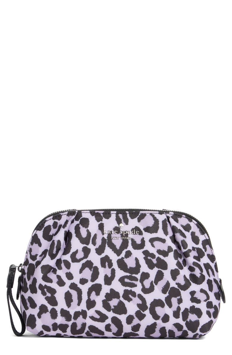 Kate Spade New York cosmetic bag, Main, color, Violet Mist Multi