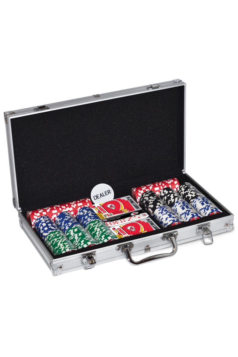 Kansas City Chiefs 300 Piece Poker Set, Alternate, color, Multicolor