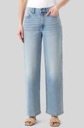 RM Rebecca Minkoff Crystal Embellished Wide Leg Jeans