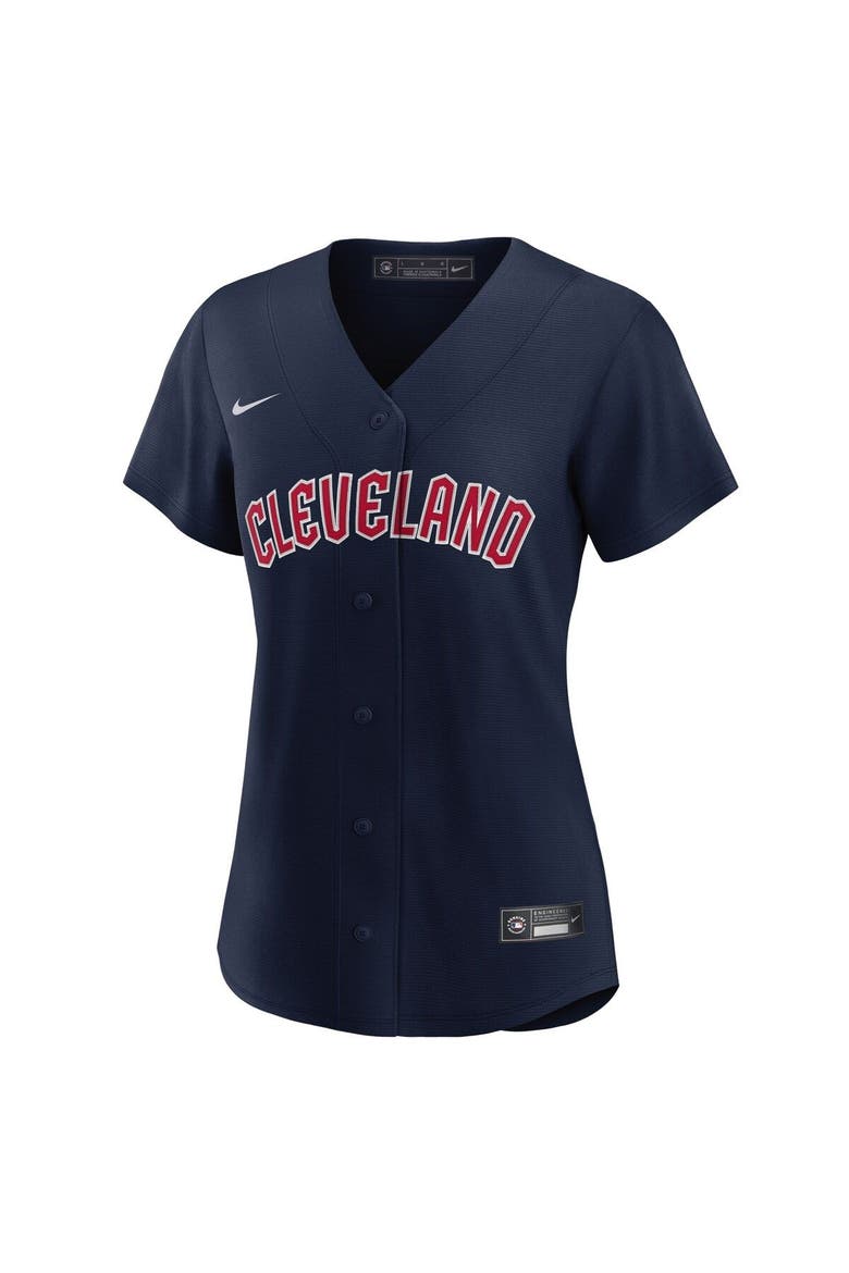 Women's Nike Navy Cleveland Guardians Alternate Official Replica Jersey, Alternate, color, Navy