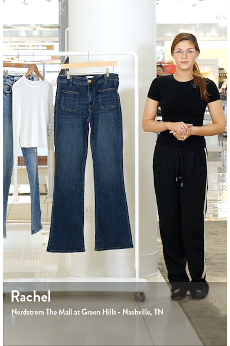 Ana Patch Pocket Flare Jeans video