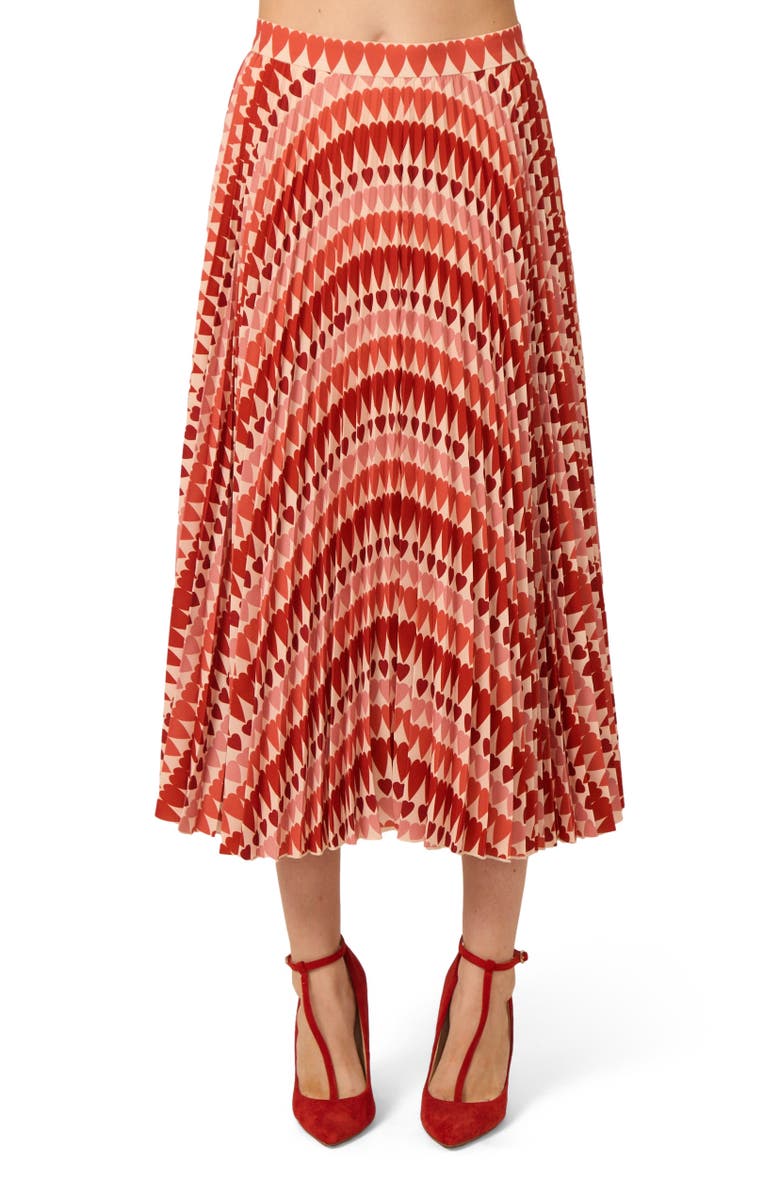 Gilner Farrar Braylen Skirt, Main, color, Wild Hearts