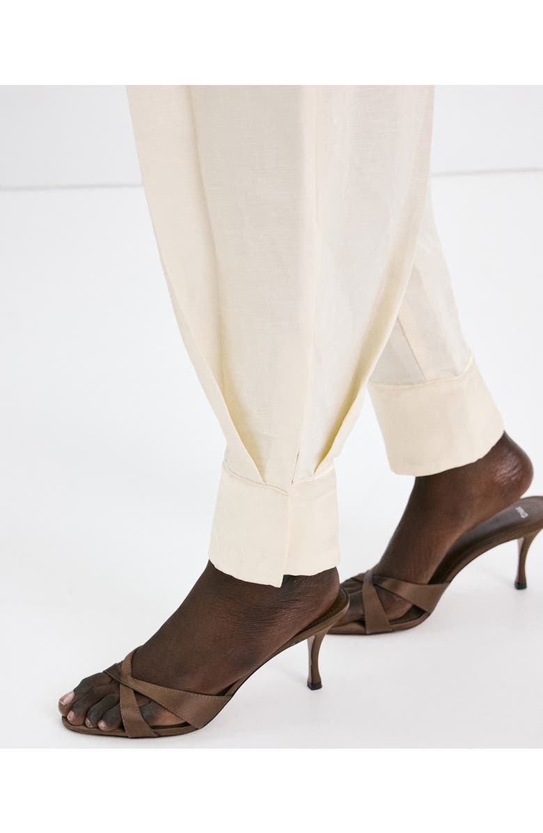MANGO Slide Sandal, Alternate, color, Chocolate