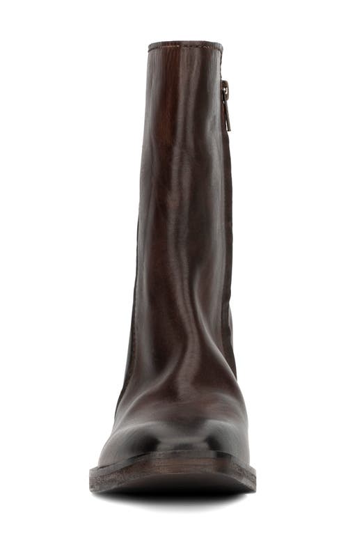 Vintage Foundry Annabell Leather Lace Up Boot In Brown