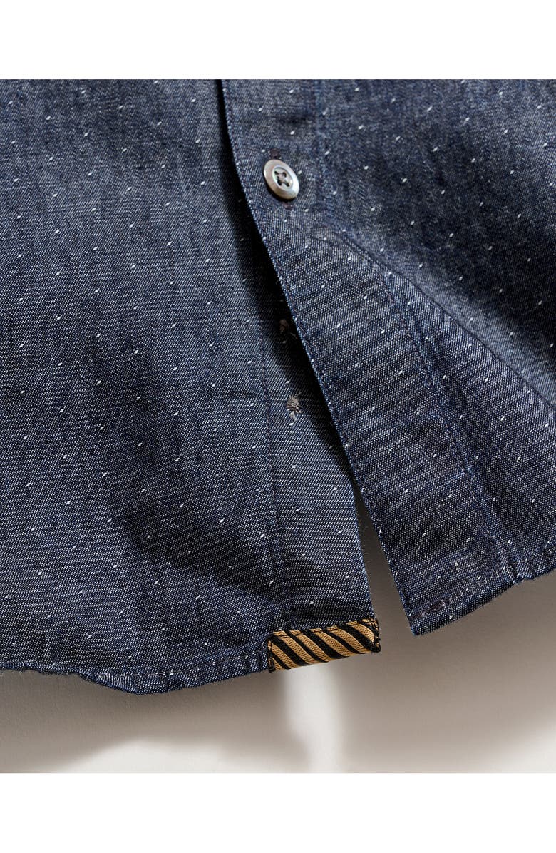 Billy Reid Coupe Wilson Micordot Button-Up Shirt, Alternate, color, 