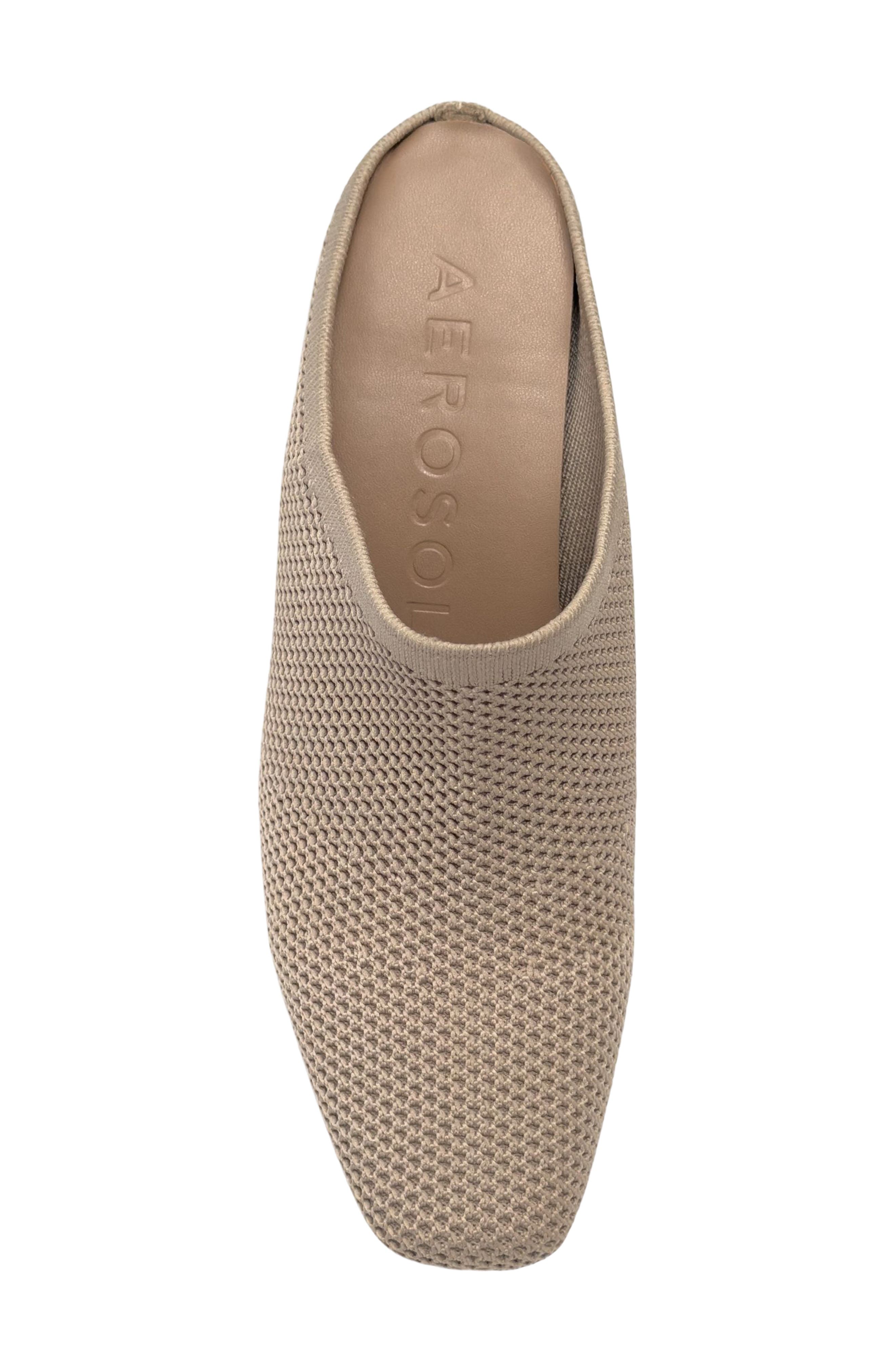 Maddy Knit Heeled Mule, Alternate, color, DUNE