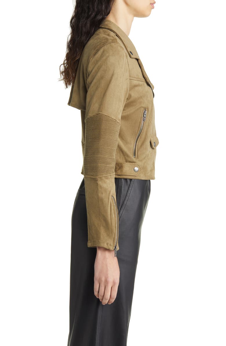 BLANKNYC Faux Suede Moto Jacket, Alternate, color, 