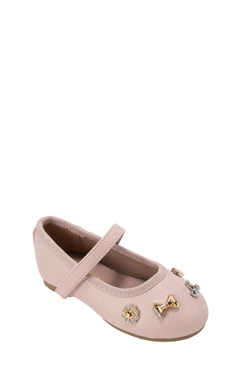 Gigi Heart Dottie Mary Jane Flat (Walker & Toddler)