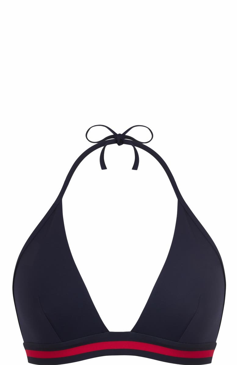 Vilebrequin Women's Horizon Stripes Halter Bikini Top, Main, color, 