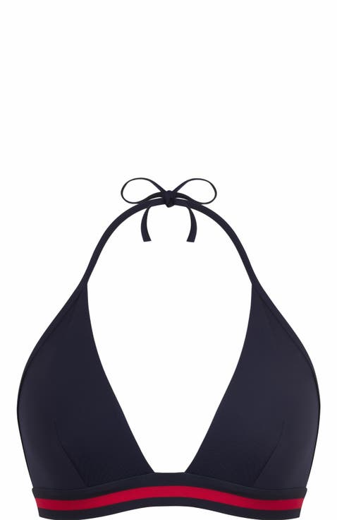 Women's Horizon Stripes Halter Bikini Top