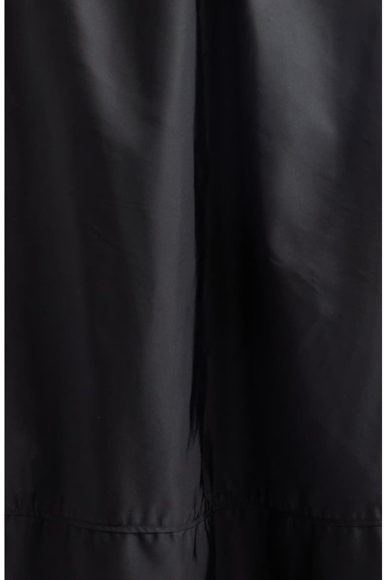Sirani Nylon Midi Skirt, Alternate, color, BLACK