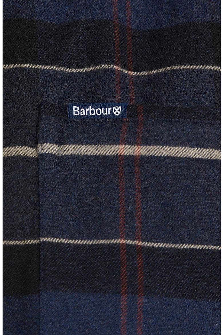 Lutsleigh Plaid Button-Up Shirt, Alternate, color, NAVY MARL