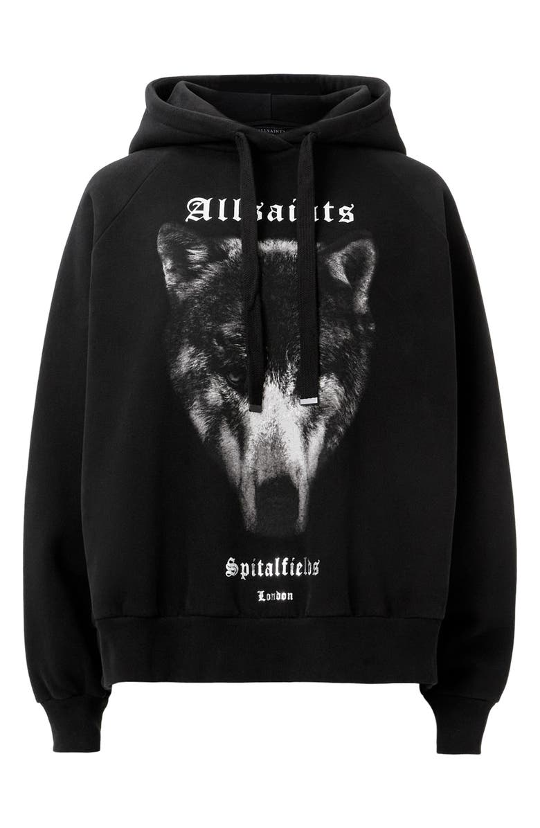 AllSaints Dawn Talon Cotton Blend Hoodie, Alternate, color, 
