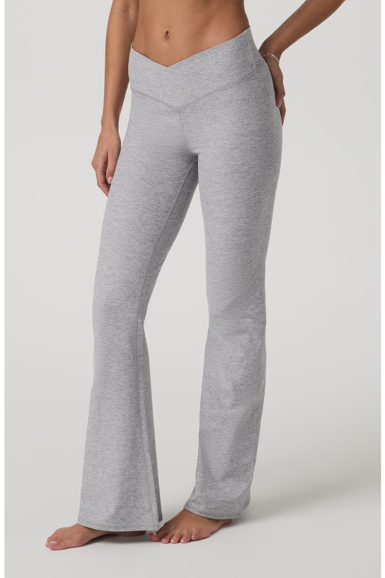 Elevation Rhythm Flare Pants, Alternate, color, LIGHT HEATHER GREY