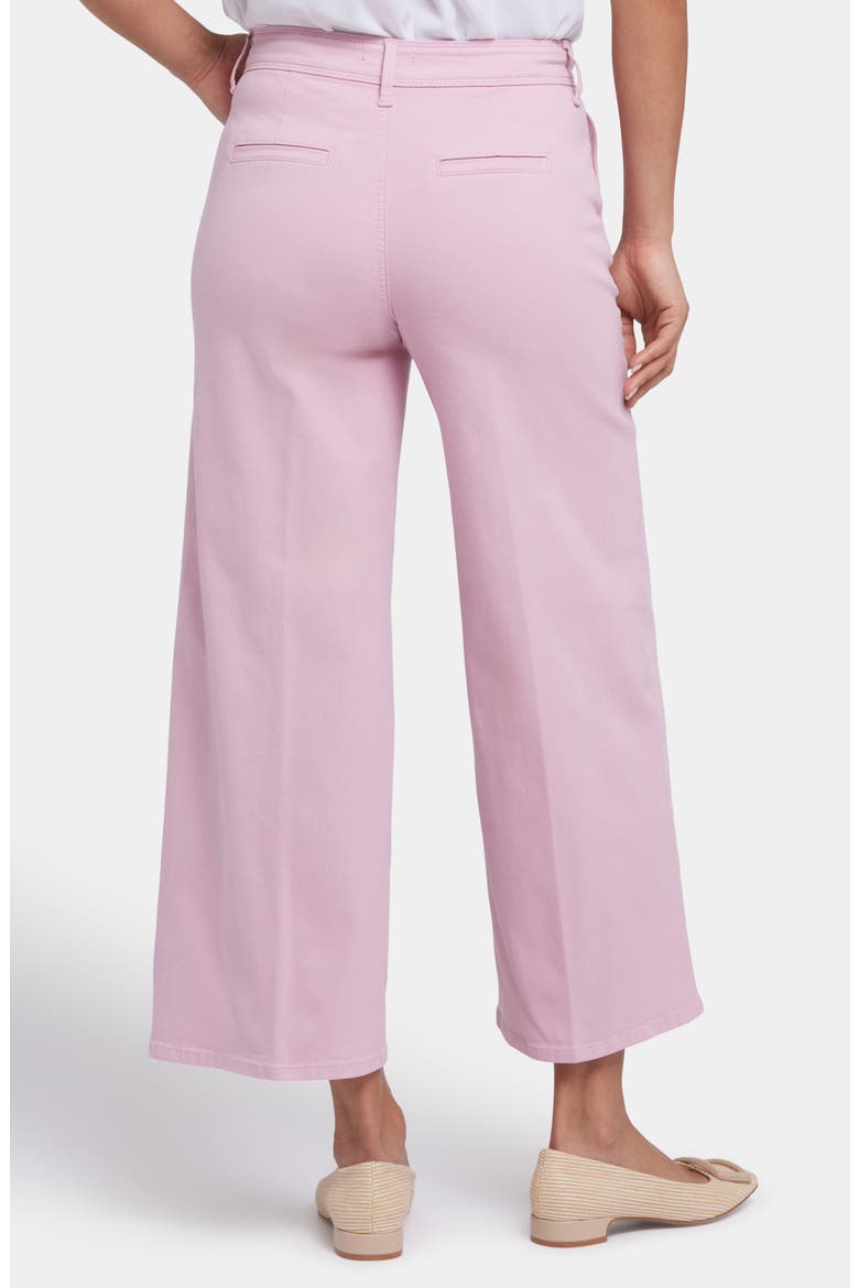 Mona High Waist Ankle Wide Leg Trouser Jeans, Alternate, color, PINK NECTAR