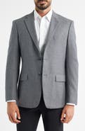 DANIEL HECHTER Grey Mélange Wool Sport Coat