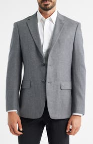 DANIEL HECHTER Grey Mélange Wool Sport Coat