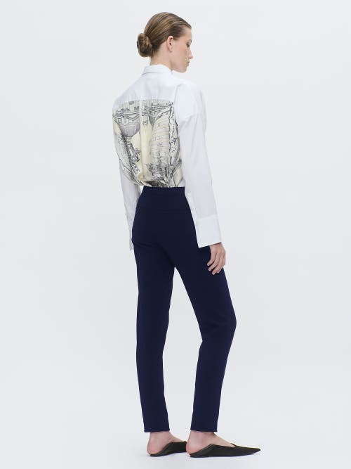 Callas Milano Cory Jersey Slim Pant In Blue