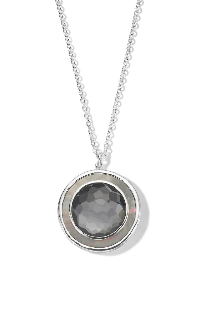 Ippolita Ondine Medium Circle Pendant Necklace, Main, color, 