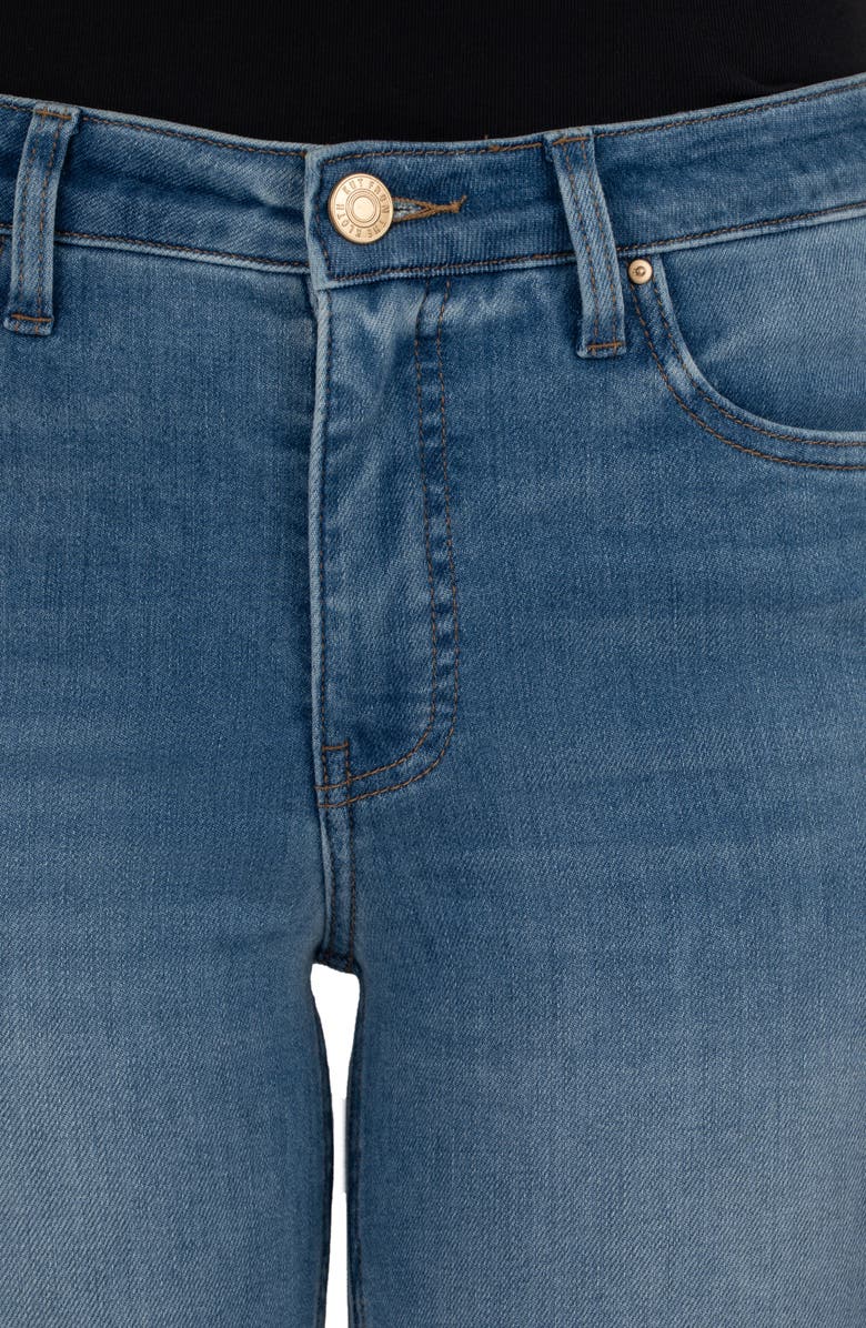 KUT from the Kloth Kelsey High Waist Ankle Flare Jeans, Alternate, color, Improvement